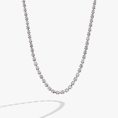 Alex and Ani Crystal Tennis Chain Necklace