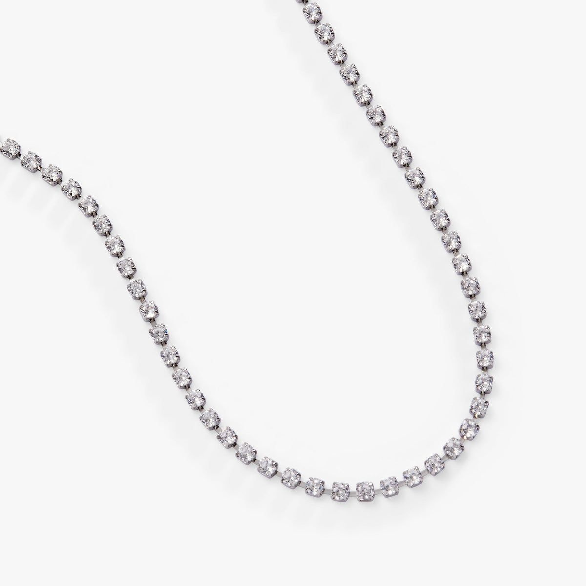 Alex and Ani Crystal Tennis Chain Necklace