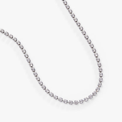 Alex and Ani Crystal Tennis Chain Necklace
