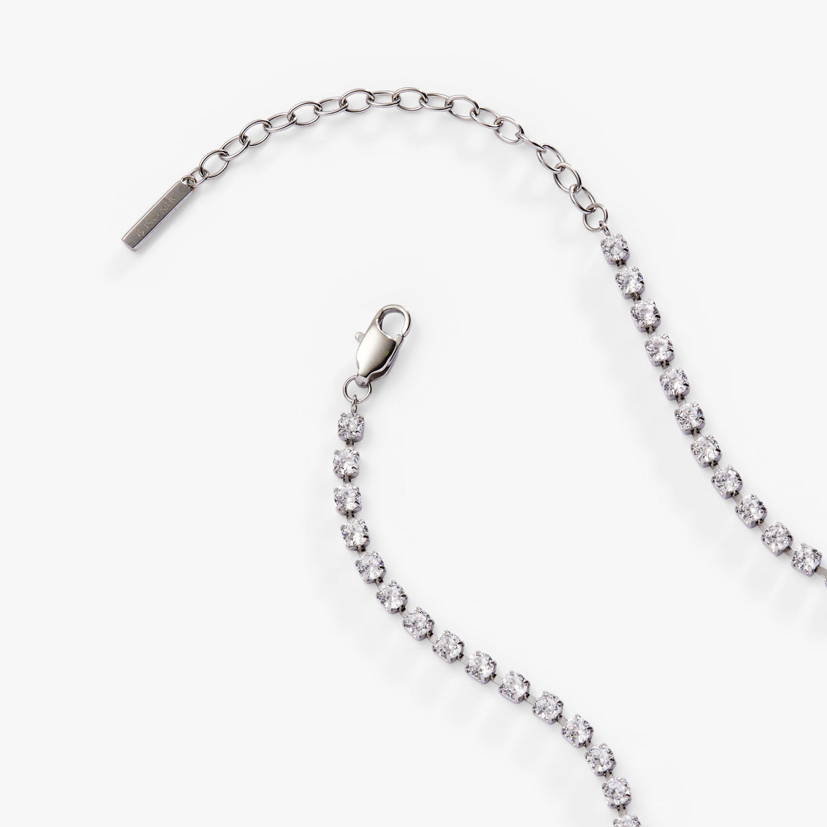 Alex and Ani Crystal Tennis Chain Necklace