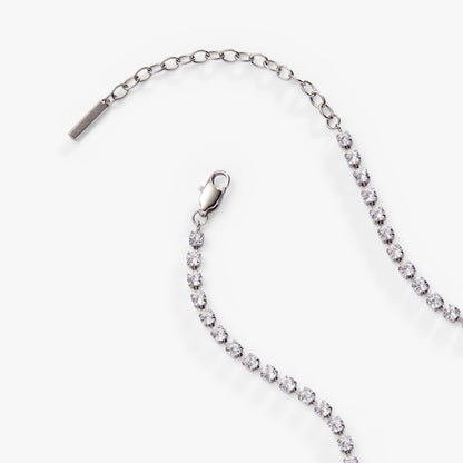 Alex and Ani Crystal Tennis Chain Necklace