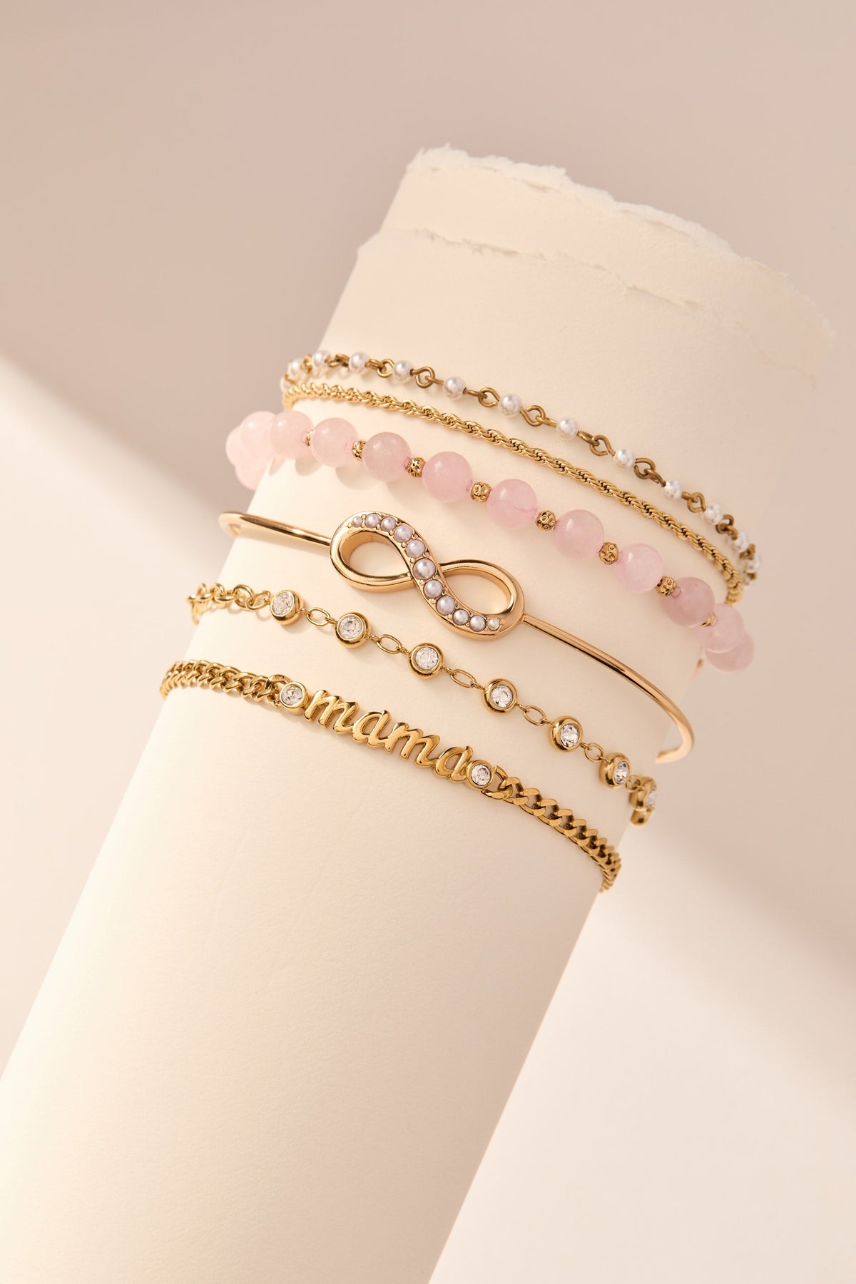 Alex and Ani Mama Curb Chain Bracelet