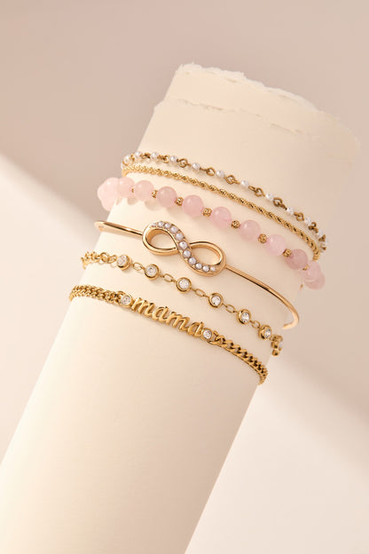 Alex and Ani Mama Curb Chain Bracelet