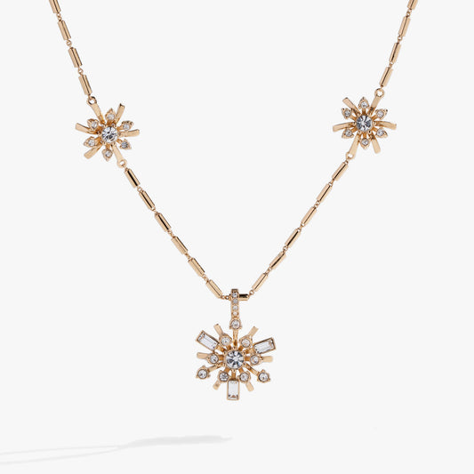Alex and Ani Festive Sparkle Inline Pendant Necklace