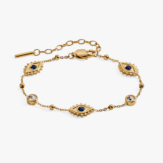 Alex and Ani Evil Eye Satellite Chain Inline Bracelet