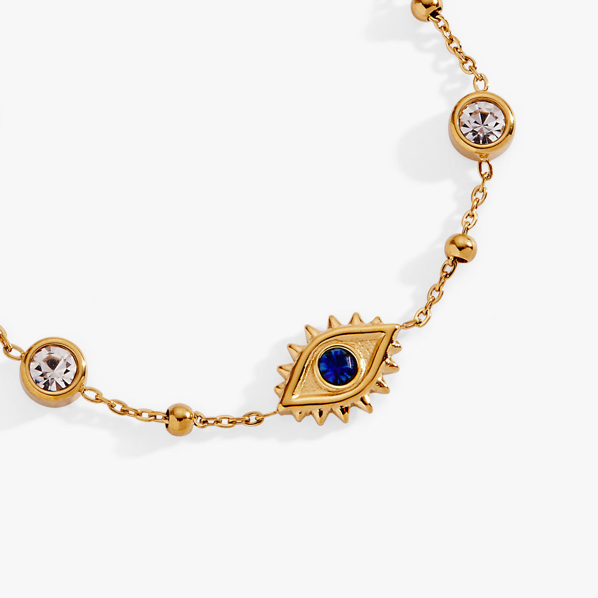 Alex and Ani Evil Eye Satellite Chain Inline Bracelet