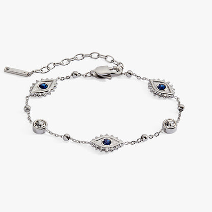 Alex and Ani Evil Eye Satellite Chain Inline Bracelet