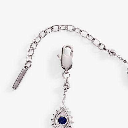 Alex and Ani Evil Eye Satellite Chain Inline Bracelet