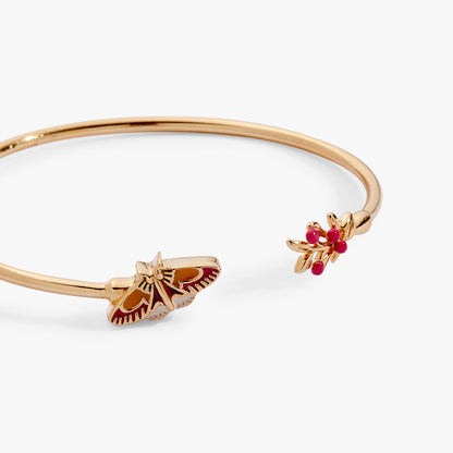 Alex and Ani Woodland Moth Flex Cuff