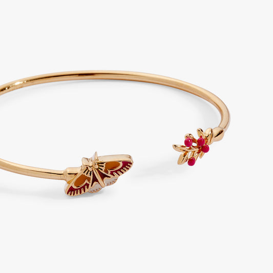 Alex and Ani Woodland Moth Flex Cuff