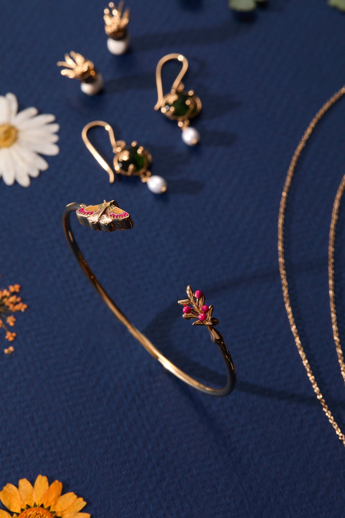 Alex and Ani Woodland Moth Flex Cuff
