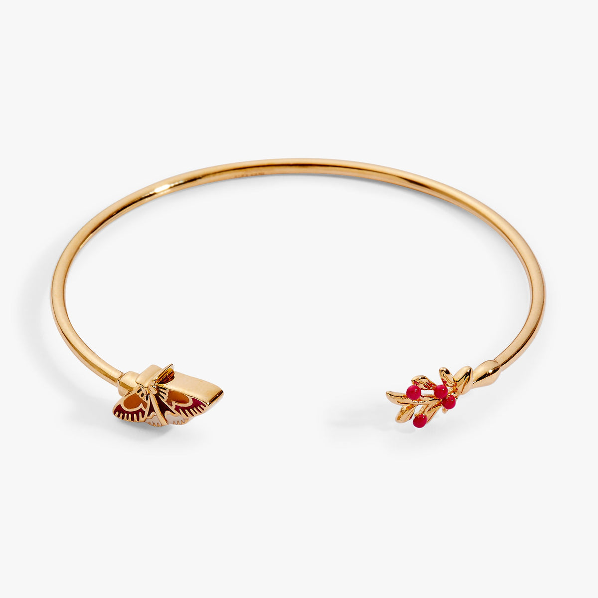 Alex and Ani Woodland Moth Flex Cuff