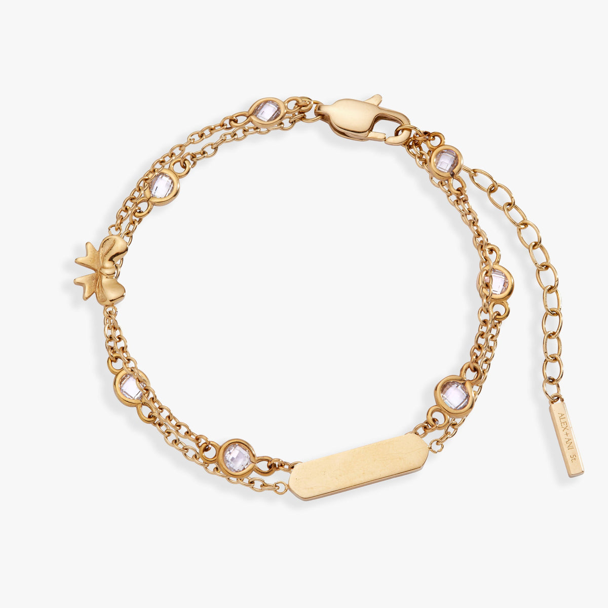 Alex and Ani Bow Chain Adjustable Bracelet