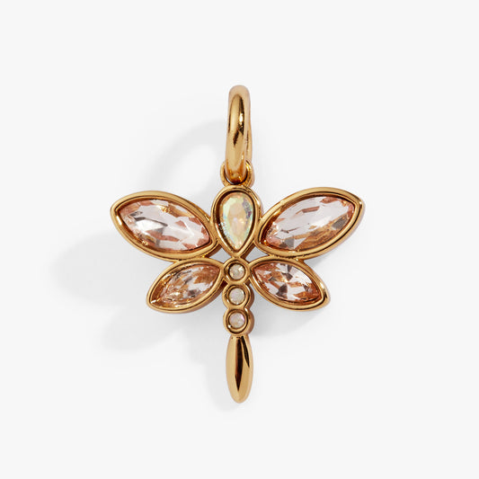 Alex and Ani Crystal Dragonfly Interchangeable Charm