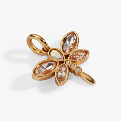 Alex and Ani Crystal Dragonfly Interchangeable Charm