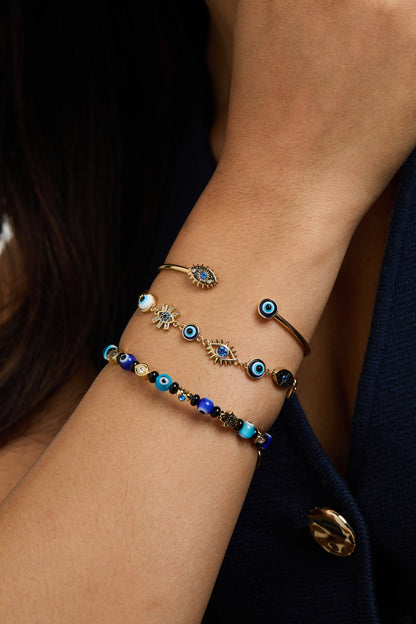 Alex and Ani SOM - Evil Eye Flex cuff