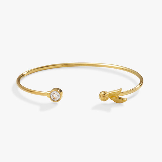 Alex and Ani Harry Potter™ Golden Snitch + Crystal Flex Cuff