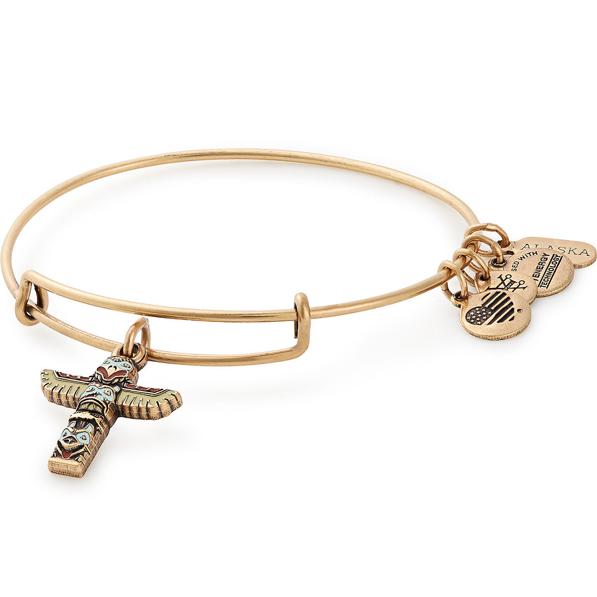 Alex and Ani Ketchikan, Alaska Totem Pole Charm Bangle