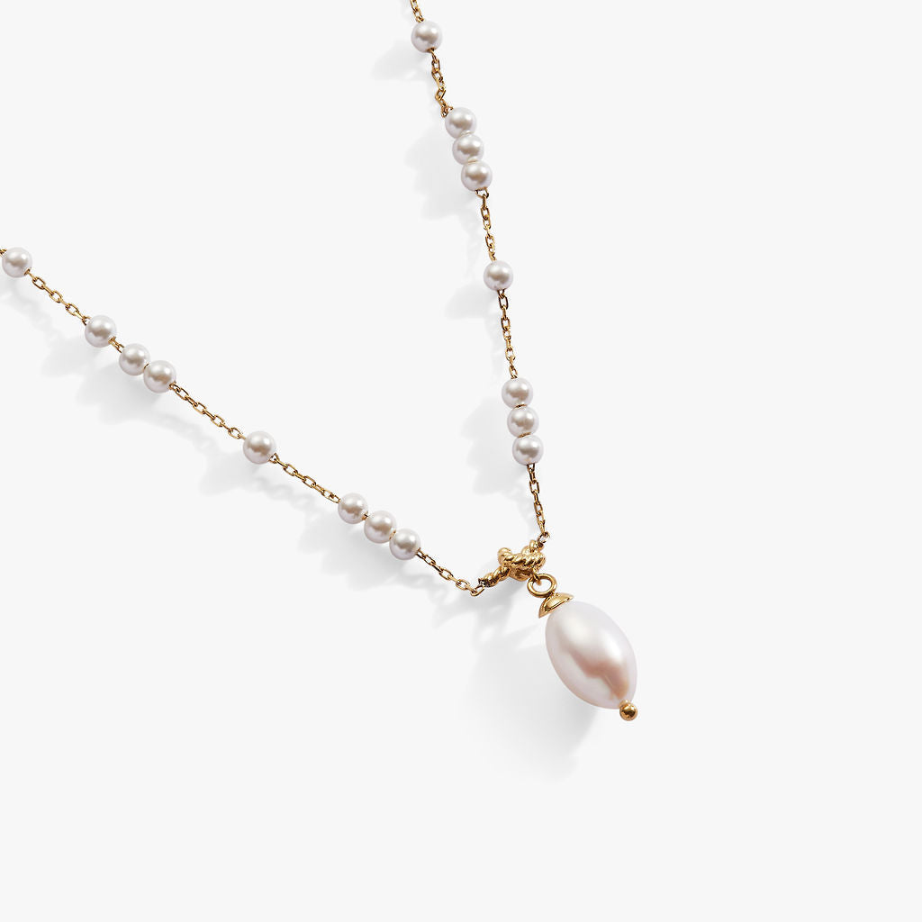 Alex and Ani Mother of Pearl Beaded Necklace