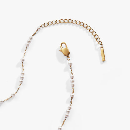 Alex and Ani Mother of Pearl Beaded Necklace