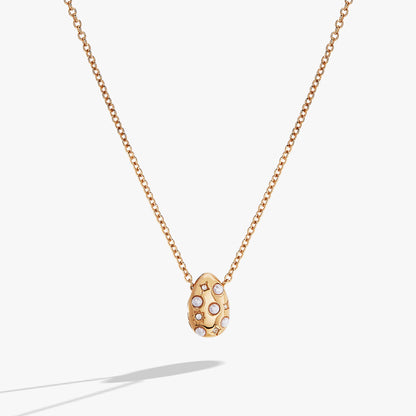 Alex and Ani Pearl and Crystal Pendant Necklace