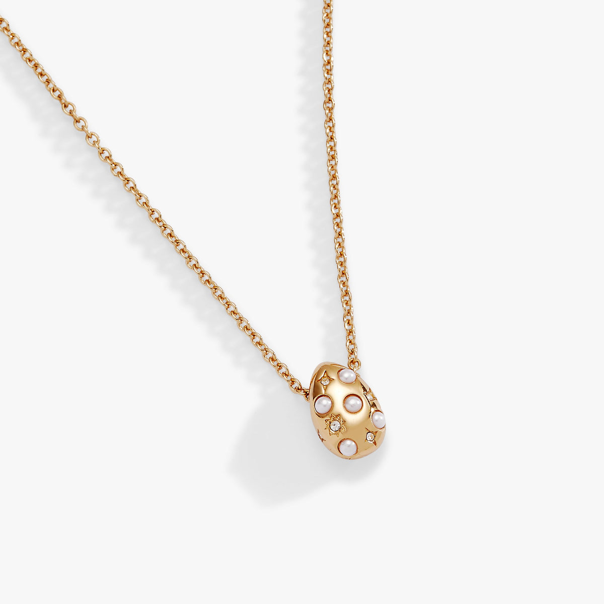Alex and Ani Pearl and Crystal Pendant Necklace