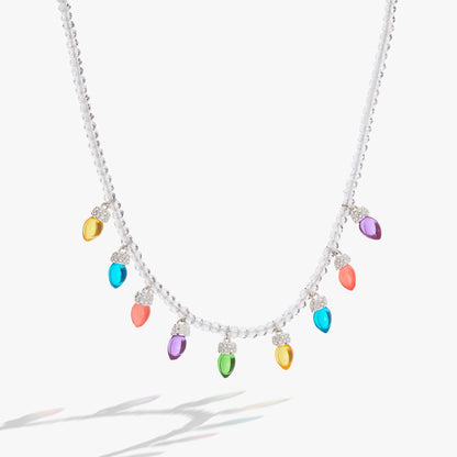 Alex and Ani Christmas Light Bulb Necklace