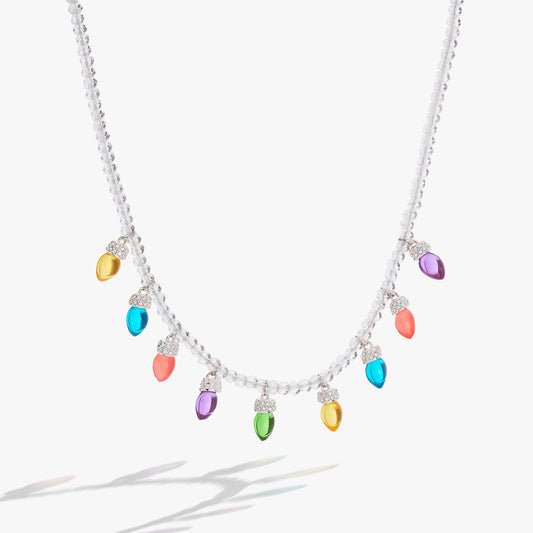 Alex and Ani Christmas Light Bulb Necklace
