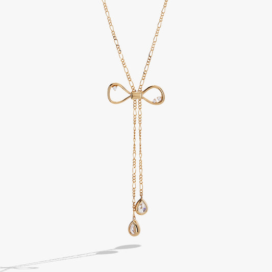 Alex and Ani Coquette Bow Necklace