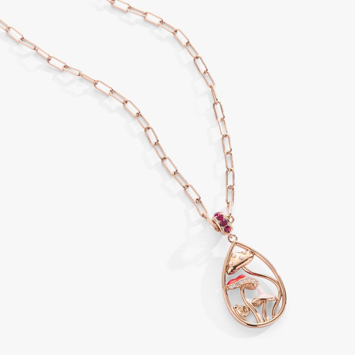 Alex and Ani Mushroom Pendant Necklace