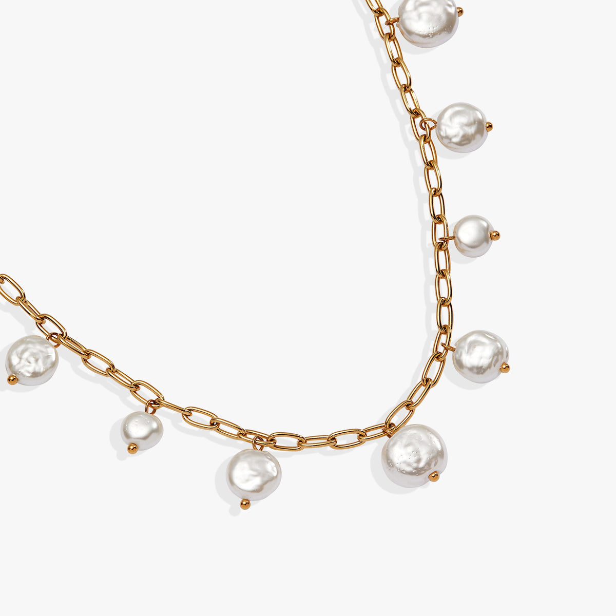 Alex and Ani Coin Pearl Necklace