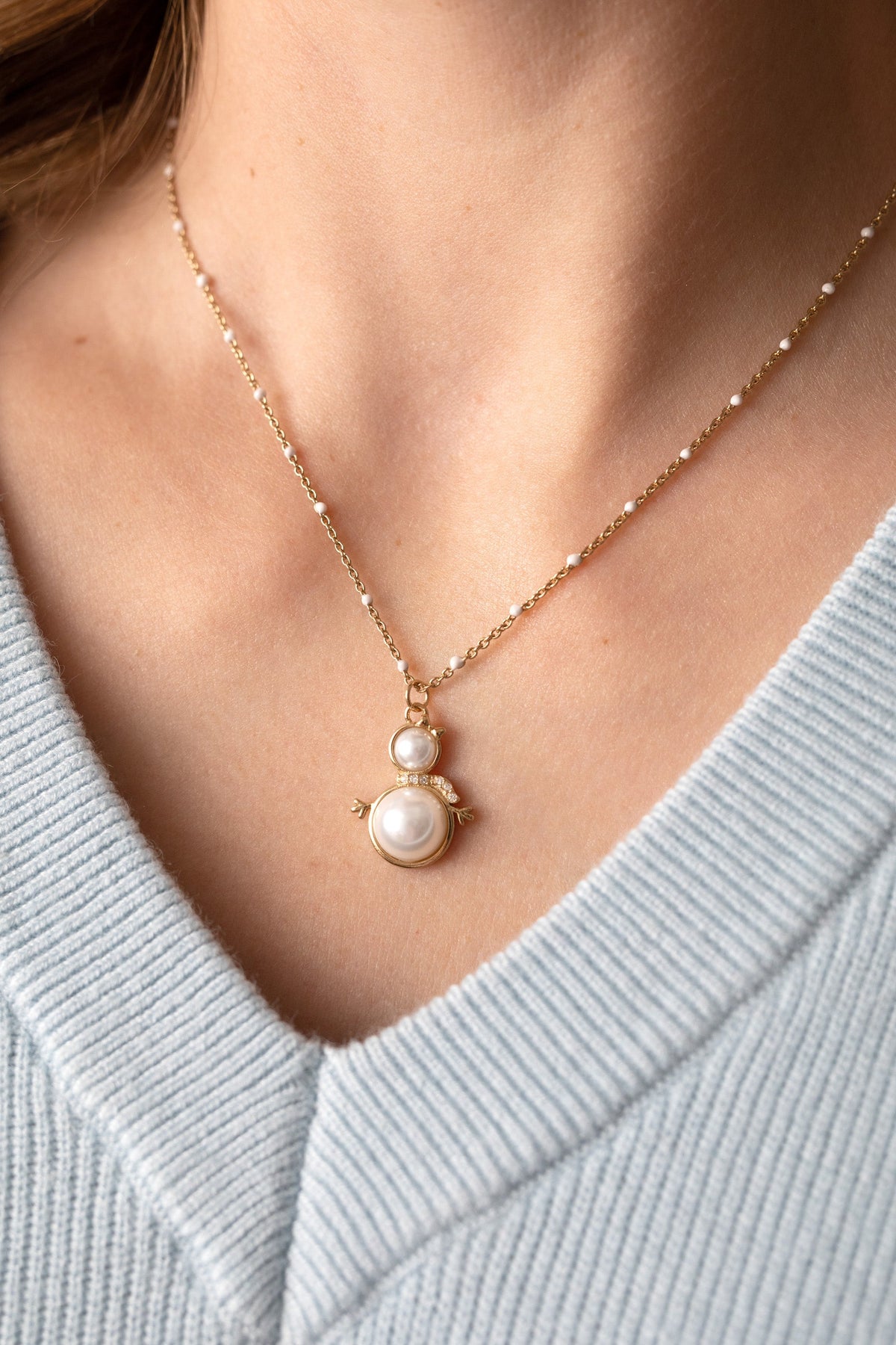 Alex and Ani Snowwoman Necklace