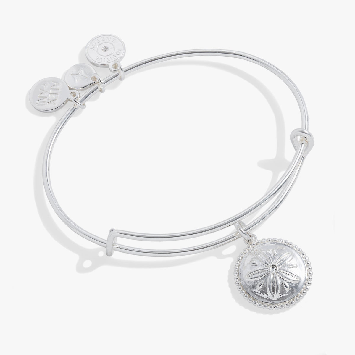 Alex and Ani Sand Dollar Charm Bangle