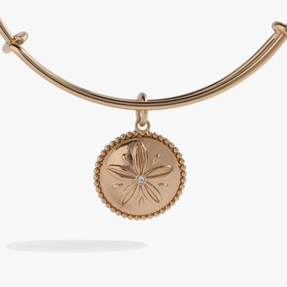 Alex and Ani Sand Dollar Charm Bangle