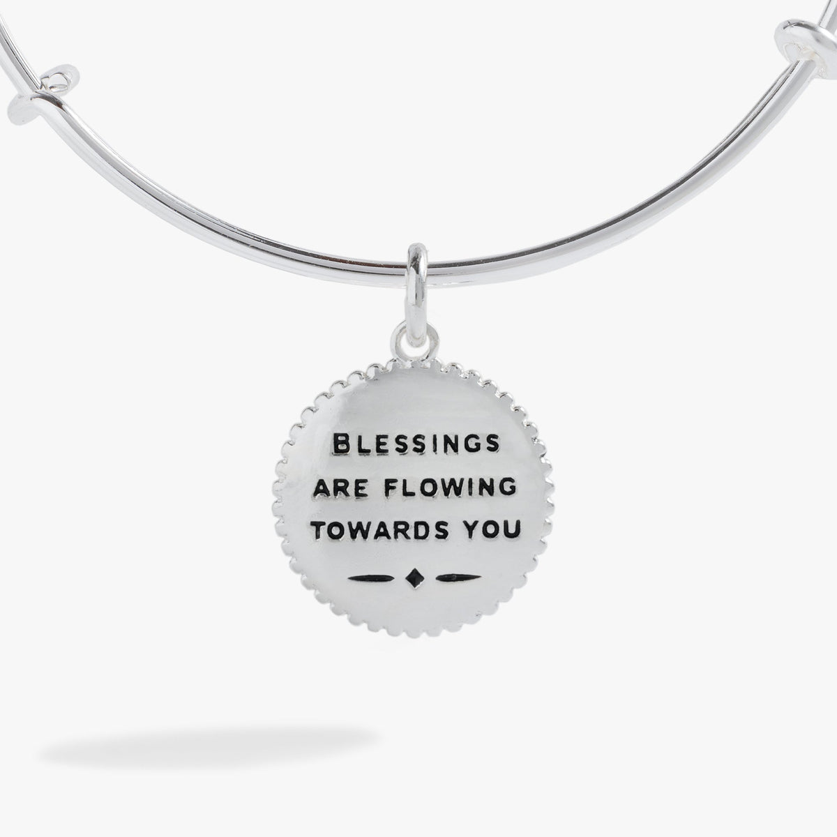 Alex and Ani Sand Dollar Charm Bangle