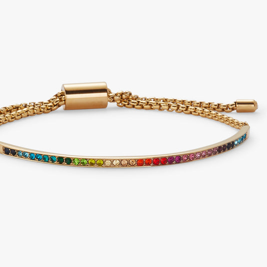 Alex and Ani Rainbow Ombre Pave Bolo