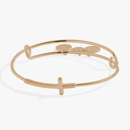 Alex and Ani Cross In-Line Bangle