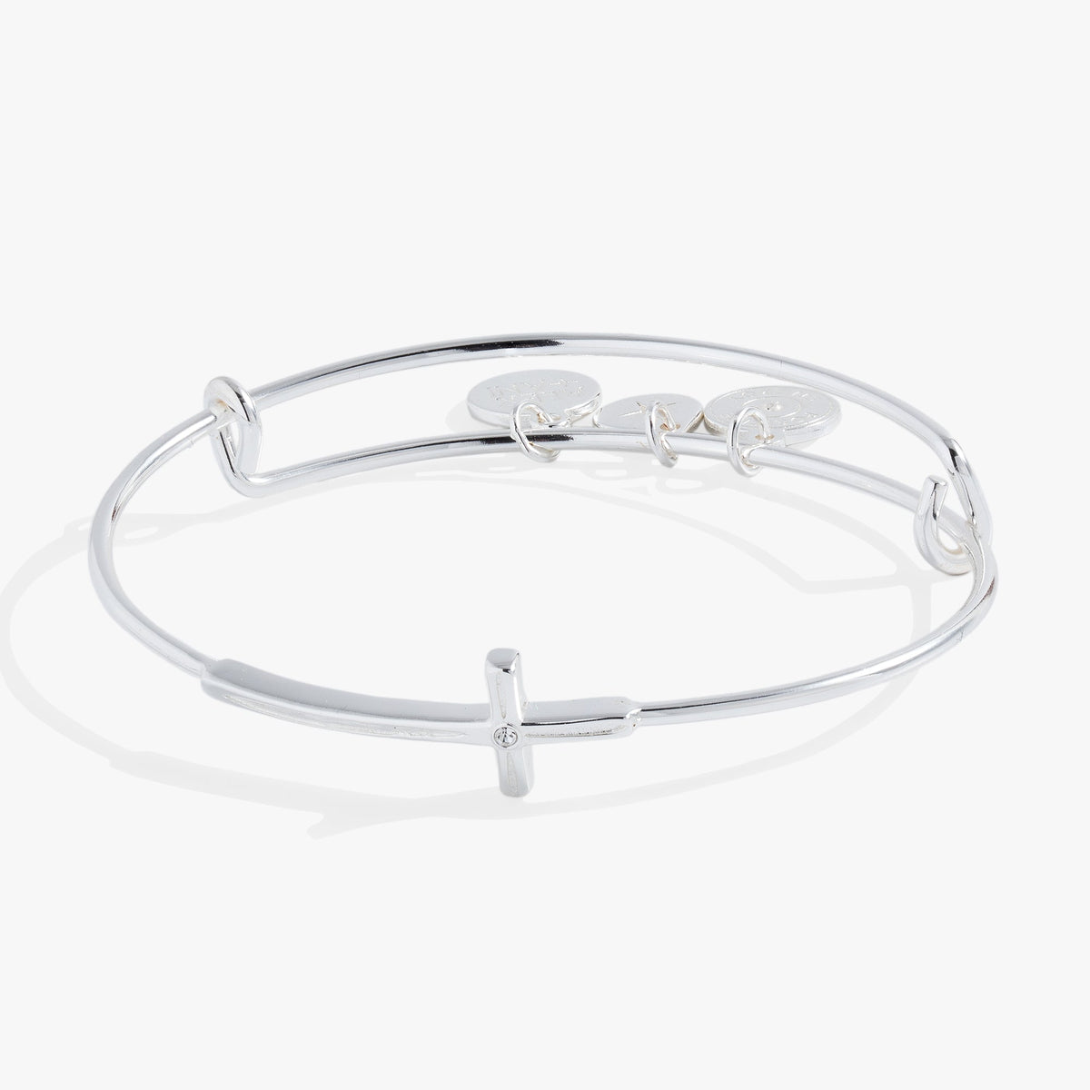 Alex and Ani Cross In-Line Bangle