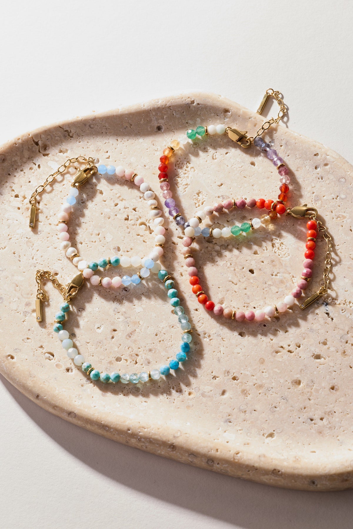 Alex and Ani Turquoise Ombre Semi-Precious Beaded Bracelet