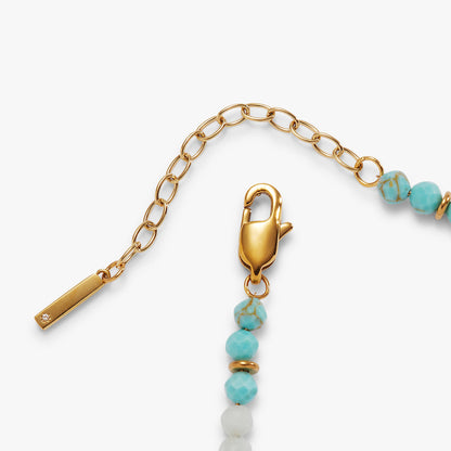 Alex and Ani Turquoise Ombre Semi-Precious Beaded Bracelet