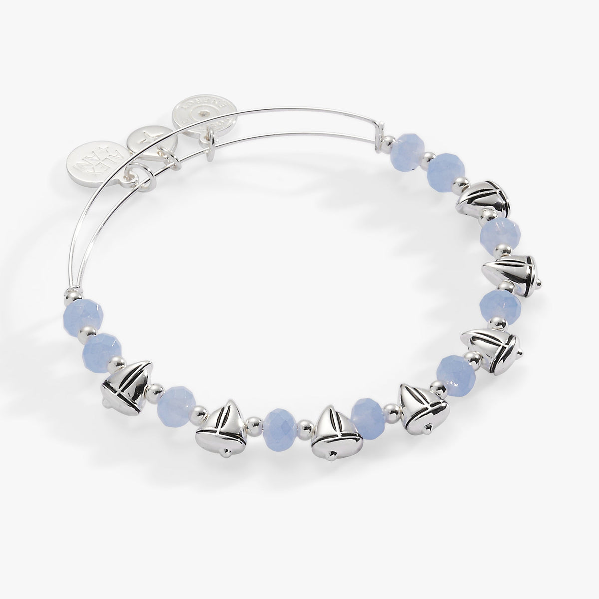 Alex and Ani Sailboat Beaded Bangle