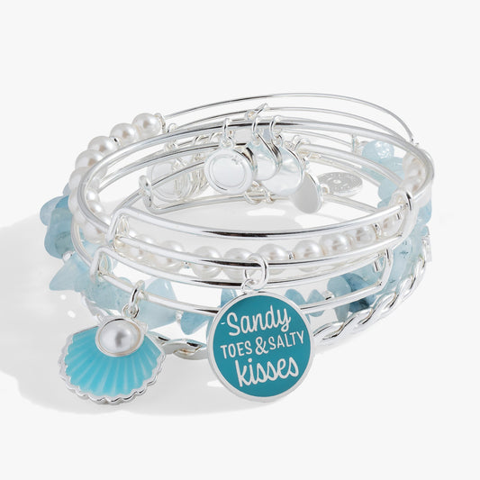 Alex and Ani Beach Bangle Set of 5