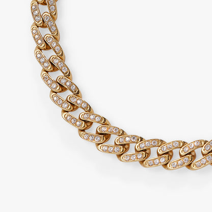 Alex and Ani Crystal Pave Curb Chain Bracelet