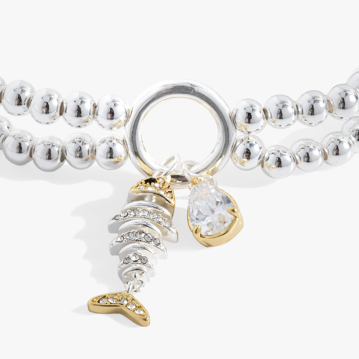 Alex and Ani Fishbone Double Stretch Bracelet
