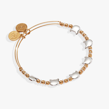 Alex and Ani Cat Beaded Bangle