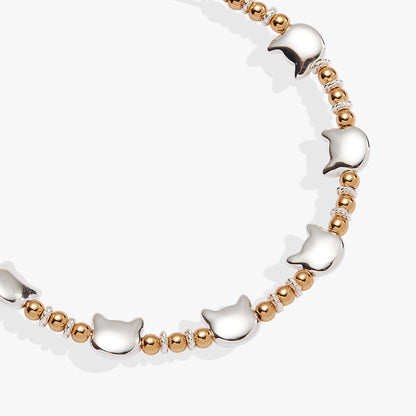 Alex and Ani Cat Beaded Bangle