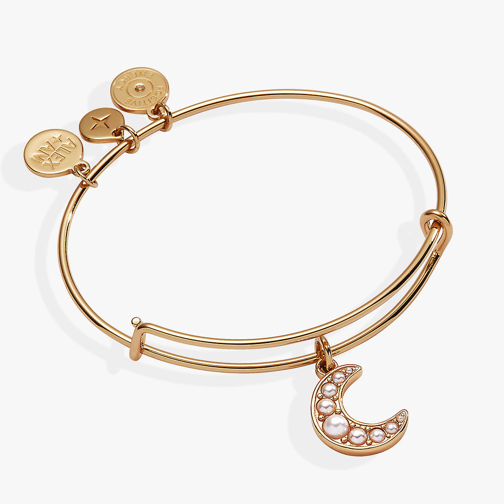 Alex and Ani Pearl Moon Bangle