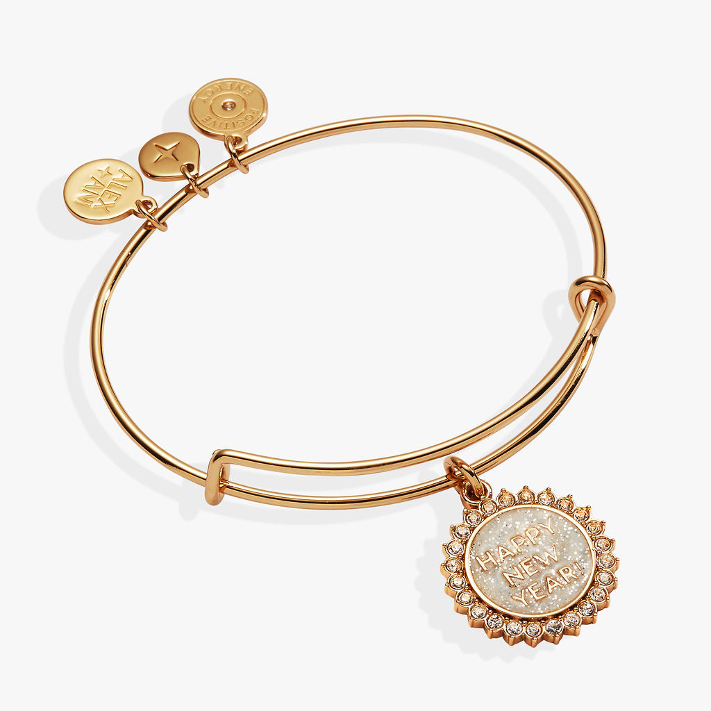 Alex and Ani Happy New Year Crystal Bangle