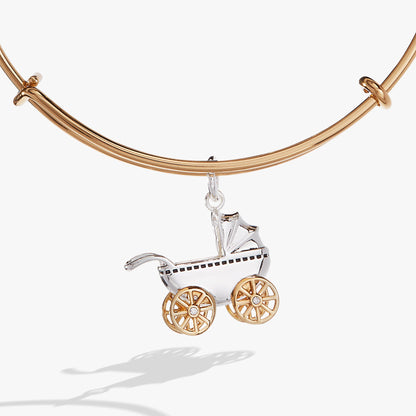 Alex and Ani Baby Carriage Bangle