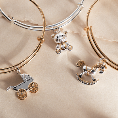Alex and Ani Baby Carriage Bangle